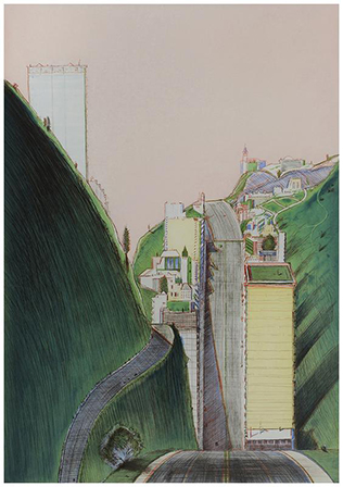 Park Place by Wayne Thiebaud